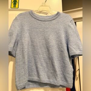 H&M Divided Soft Blue Knit Top
